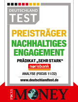 Siegel Focus Money "Nachhaltiges Engagement"