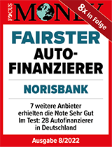 Siegel Focus Money "Fairster Autofinanzierer