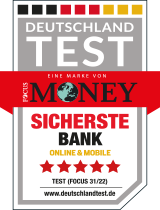 Siegel Focus Money: Sicherste Online-Bank